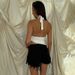 Summer New Women's Halter Neck Tie Irregular Solid Color Vest Top Sexy Hot Girl European And American Style Clothing 2025_ecoleips.com