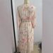Women's Clothing Style Women's V Neck Long Sleeve Dress Digital Print Maxi Long Skirt Clothing For Formal & Casual For Women_ecoleips.com