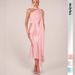 Women Luxury Halter Neck Dress High Stretch Satin Bodycon Slim Fit Elegant Floating Sash Detail Party Club Long Dress_ecoleips.com