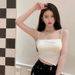 Sweet And Spicy Girl Solid Color Top, Sexy Internet Celebrity Camisole For Women With Built-in Chest Pads, Wearable As_ecoleips.com