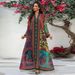 Elegant Embroidered Jalabiya Dress With Floral Print & Crystal Embellishments – Modest Long Sleeve Maxi Dress For Women, Middle Eastern Style Abaya_ecoleips.com
