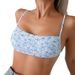 Women's Clothing Printed Bikini Swimsuit Female Sexy Bikini Hot Spring Swimsuit Suspender Top_ecoleips.com