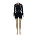 Women's European American Style Washed Fleece Lined Hooded Top And Distressed Shorts Two Piece Set Zip up Sports Clothing_ecoleips.com