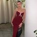 2025 Summer New Fashion Women's V-Neck Mid-Length Slim Fit Bodycon Strap Dress For Wholesale_ecoleips.com