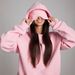 Women's Clothing Autumn And Winter Solid Color Pullover Hooded Sweater Wearing Eye Mask Trousers Set Sweater Two-piece Set Women_ecoleips.com