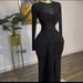 Women's Clothing Early Spring Solid Color Long Sleeved Round Neck Wrap Chest Tight Temperament Long Dress_ecoleips.com