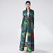 Middle Eastern Women's Fashion For Foreign Trade, Muslim Arab Robe With Printed Patterns, Loose-fitting, Elegant,_ecoleips.com