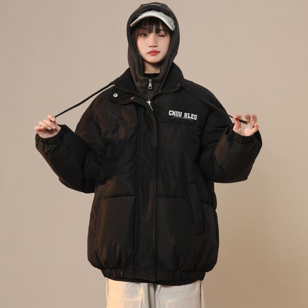 Fashion Hooded American Bread Clothes 2025 Winter New Niche Short Cotton Clothes Jacket_ecoleips.com