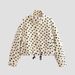 Women’s Polka Dot Fleece Jacket – Trendy Cropped & Relaxed Fit For Casual Chic_ecoleips.com