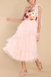 Women's Clothing Three dimensional Flower Fashion Large Swing Mesh Sexy Dress_ecoleips.com