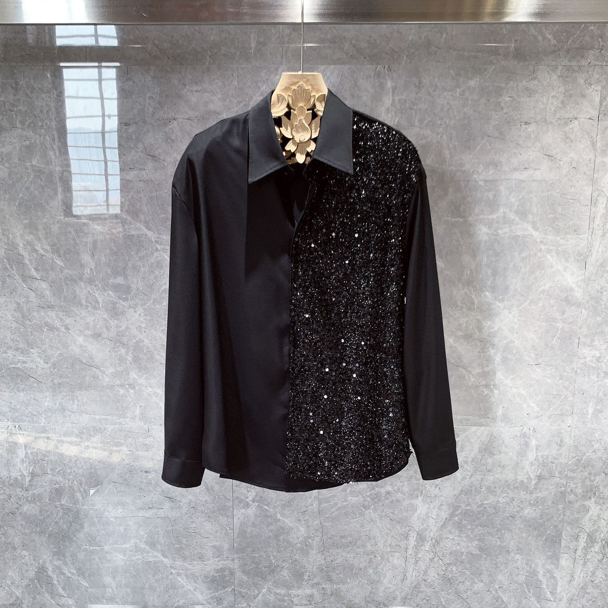 Women's Clothing New High End Design Niche Long Sleeved Shirt Men's Autumn Versatile Fashion Men's Shirt_ecoleips.com