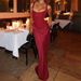 Sexy Trendy Pleated Halter Sleeveless Bodycon Dress Waist Cinching Women's Clothing Dress_ecoleips.com