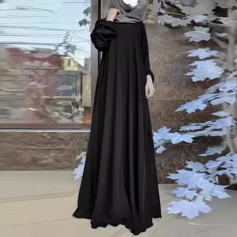 Spring Fashion Long Dress for Women Loose Elegant Style Foreign Trade in Stock_ecoleips.com