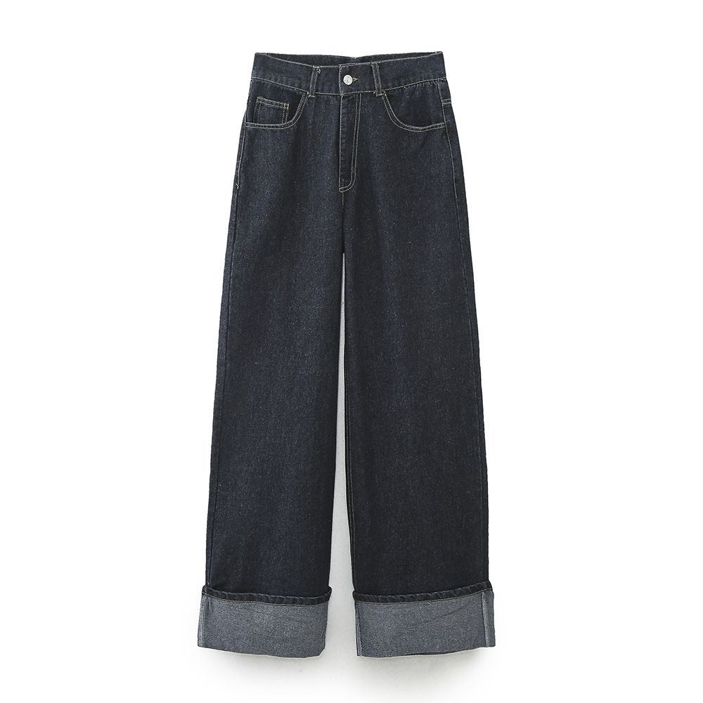 Distressed Denim Jacket & Rolled Hem Jeans Set – Vintage Western Two-Piece Outfit With Adjustable Waist Tie_ecoleips.com
