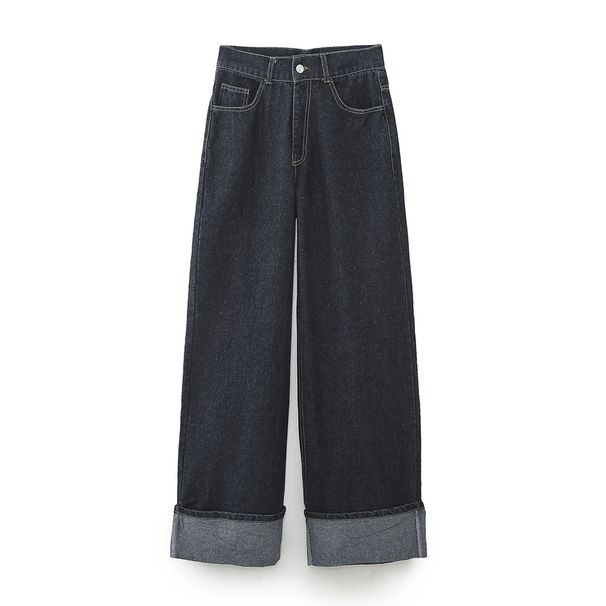 Distressed Denim Jacket & Rolled Hem Jeans Set – Vintage Western Two-Piece Outfit With Adjustable Waist Tie_ecoleips.com