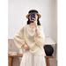 Summer Round-Neck Pullover Loose Thin Cotton And Linen Blouse Versatile, Lantern Sleeve Stylish Casual T-Shirt_ecoleips.com