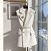 Spring And Autumn New Vest Small Blazer Short Elegant Temperament Casual Versatile Slim Fit Advanced Sense Of Thin Clothing_ecoleips.com