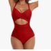 Aria Basics European And American Cross-border Foreign Trade One-piece Swimsuit, Sexy Hollow-out Women's Swimwear, Backless_ecoleips.com