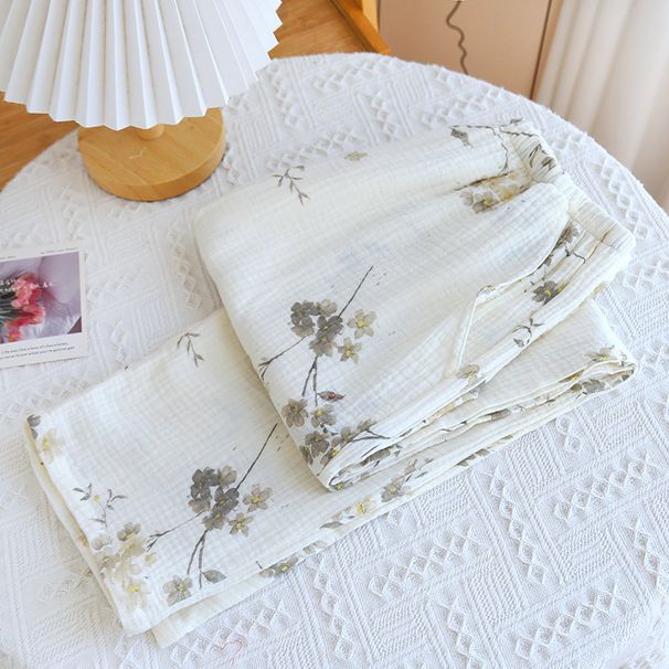 New Cotton Simple Comfortable Loose Home Pajamas Pants For Women Multicolored Flower With Side Pockets Cute Sleepwear Pants_ecoleips.com