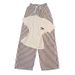 Plus Size Casual Outfit For Women – Summer Floral Print 2-Piece Set With Bow Detail & Wide-Leg Pants (Black/White/Khaki, One Size)_ecoleips.com