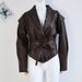 Women's Vintage-Inspired PU Leather Jacket With Belted Waist & Notched Lapel – Stylish Faux Leather Coat For Winter & Fall_ecoleips.com
