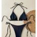 Women's Clothing Printed Lace Up Sexy Bikini Split Swimsuit_ecoleips.com