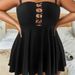 Aria Basics Plus-size Sexy Backless Skirt-style Two-piece Swimsuit For Women, In Stock, European And American Foreign Trade,_ecoleips.com