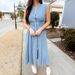 Women's Clothing High-End Denim Skirt For Women European And American Style Summer Casual Waist Dress French Retro Fashion_ecoleips.com