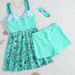 Aria Basics Women's One-piece Swimsuit, Cross-border Bestseller, Printed Skirt-style Beachwear, High-end Bikini, Quick-drying_ecoleips.com