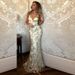 Women's Sexy V Neck Halter Sequin Maxi Dress – Sparkly Evening Party Gown 2026_ecoleips.com