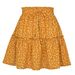 Popular Women's Clothing Fashion Printed Skirt Small Floral A-word Short Skirt_ecoleips.com