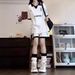Dongdaemun Women's Korean Style Casual Sports Fashion Set Loose Short Sleeved Two Piece Set Trendy Running Shorts Summer 2024_ecoleips.com