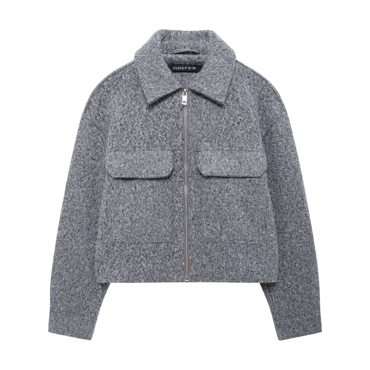 Women's Clothing Beaded Leather Short Jacket American Style Fashion Casual Lightweight Coat For Spring/Autumn Summer_ecoleips.com