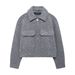 Women's Clothing Beaded Leather Short Jacket American Style Fashion Casual Lightweight Coat For Spring/Autumn Summer_ecoleips.com
