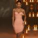 Cross-border 2026 Spring Women's Nightclub Style Design Mesh Fishbone Halter Dress Sexy Hot Girl_ecoleips.com