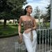 New European American Cross-border Women's Clothing: Leopard Print, Sexy And Alluring, Off-shoulder, Strapless,_ecoleips.com