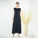 Modest Abaya Dress Women's Plus Size Solid Color Bottoming Dress Fashion England Style Regular Thickness Spring/Autumn Summer_ecoleips.com