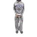 Women's Dark Loose Fitting Hooded Sweatshirt Set Long Sleeved Pullover Retro Style American Printed Cross Border Wholesale_ecoleips.com