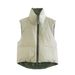 Trendy Reversible Sleeveless Vest For Layering - Lightweight Polyester Puffer Jacket For Men & Women, Streetwear Fashion, Green_ecoleips.com