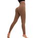 Women's High Waist Seamless Lycra Yoga Pants Nude Tight Hip Lifting Sports Peach Pants Quick Drying Fitness Running Clothing_ecoleips.com