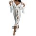Women's Clothing New Long Sleeved Lace Cardigan Beach Bikini_ecoleips.com
