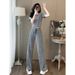 2025 Women's Summer Sports Slimming Design Waist-Cinching Top Wide-Leg Pants Two-Piece Set_ecoleips.com