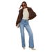 Women's Wide Leg Slim Straight Jeans – High Waist Comfort Stretch Denim Pants For Casual & Office Wear_ecoleips.com