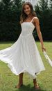 Women's Sleeveless Camisole Long Dress Irregular Hem New Fashion Style Clothing_ecoleips.com