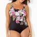 Women's Clothing Large size one piece loose swimsuit positioning print sexy bikini belly covering swimsuit female slim feeling_ecoleips.com