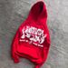 Unisex Korean Style Hooded Sweatshirt Trendy Street Style Punk Casual Comfortable 3D Print Letter Top for Women_ecoleips.com