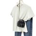 Basic Brown Cotton Shoulder Short-sleeved T-shirt Women's Spring Summer Design Sense Niche Bottoming Shirt With T-shirt Top_ecoleips.com