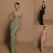 Women's Clothing Sequined Hip Wrapped Halter Neck Slim Banquet Evening Dress (3 Colors)_ecoleips.com