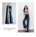 Women's New Flared Denim Pants, High-waisted, Slimming, Loose-fitting, Casual Long Jeans_ecoleips.com