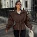 French-Inspired Trench Coat – Belted Waist, Oversized Lapel & Flowy Silhouette For Women (S-L)_ecoleips.com